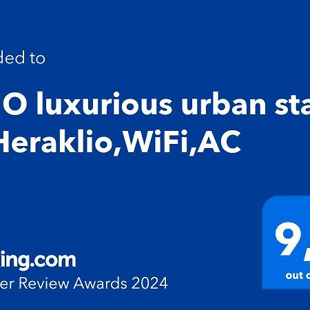 Brio Luxurious Urban Stay In Heraklio,Wifi,Αc Heraklion Exteriör bild